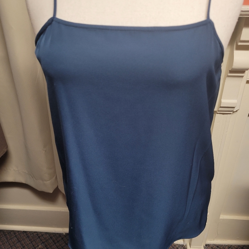 NWT DonnaKaran New York Cami Large Blue